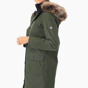 Barbour Wilderness Green Tellin Jacket - Size 12 (UK16)